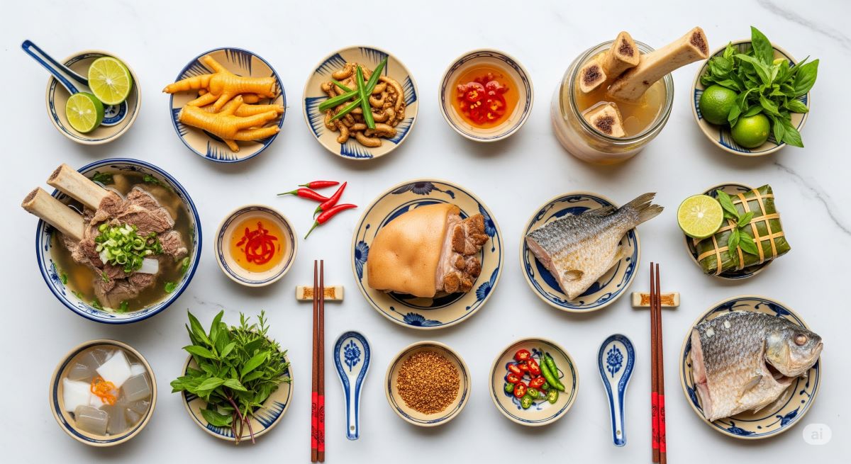 15 Thực Phẩm Việt Nam Giàu Collagen Tự Nhiên