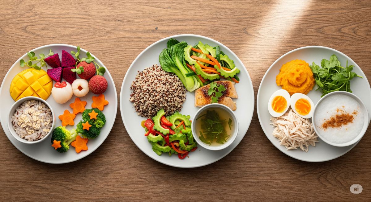 Chế độ dinh dưỡng phòng ngừa theo từng độ tuổi