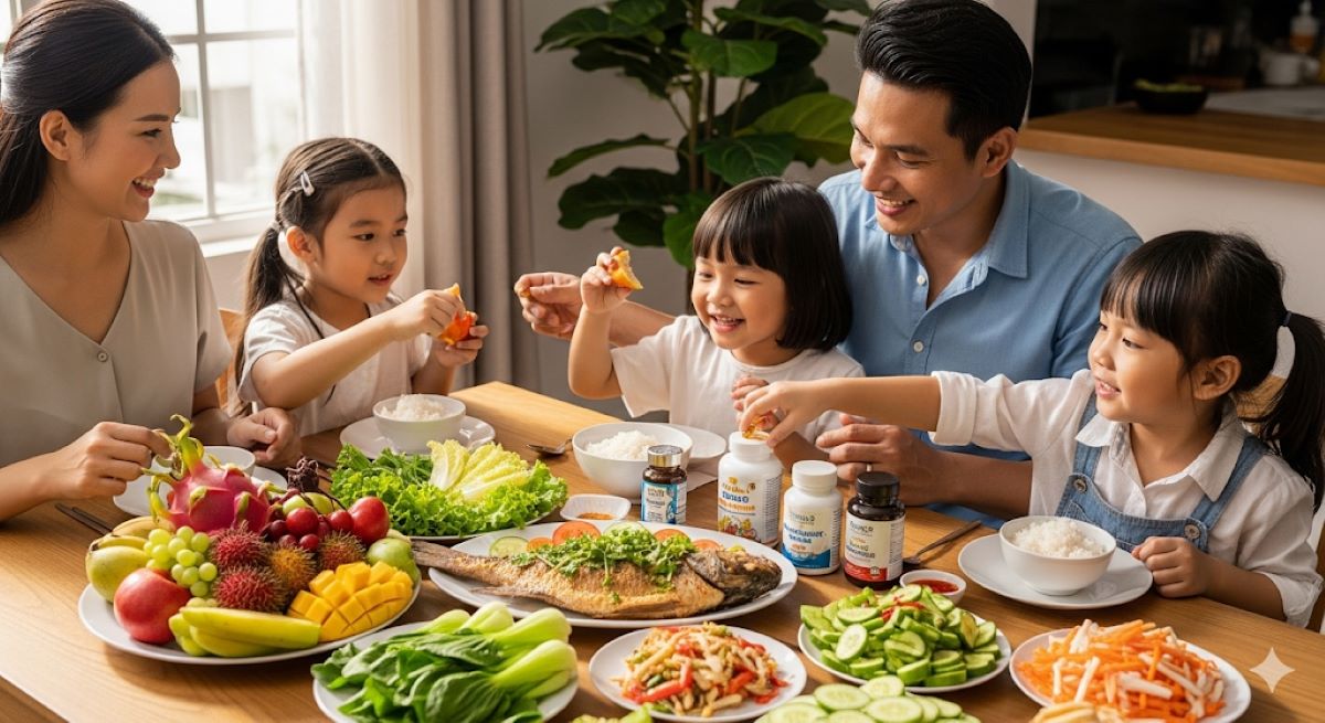 Emphasize the balance between natural nutrition and selective supplementation for children's health
