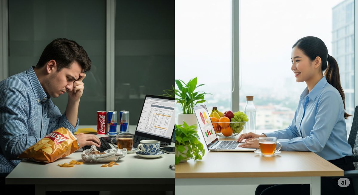 Hiểu Rõ Thách Thức Dinh Dưỡng Của Dân Văn Phòng