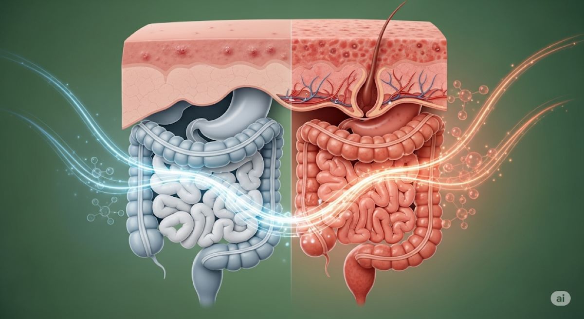 Hiểu về trục đường ruột-da và da nhạy cảm
