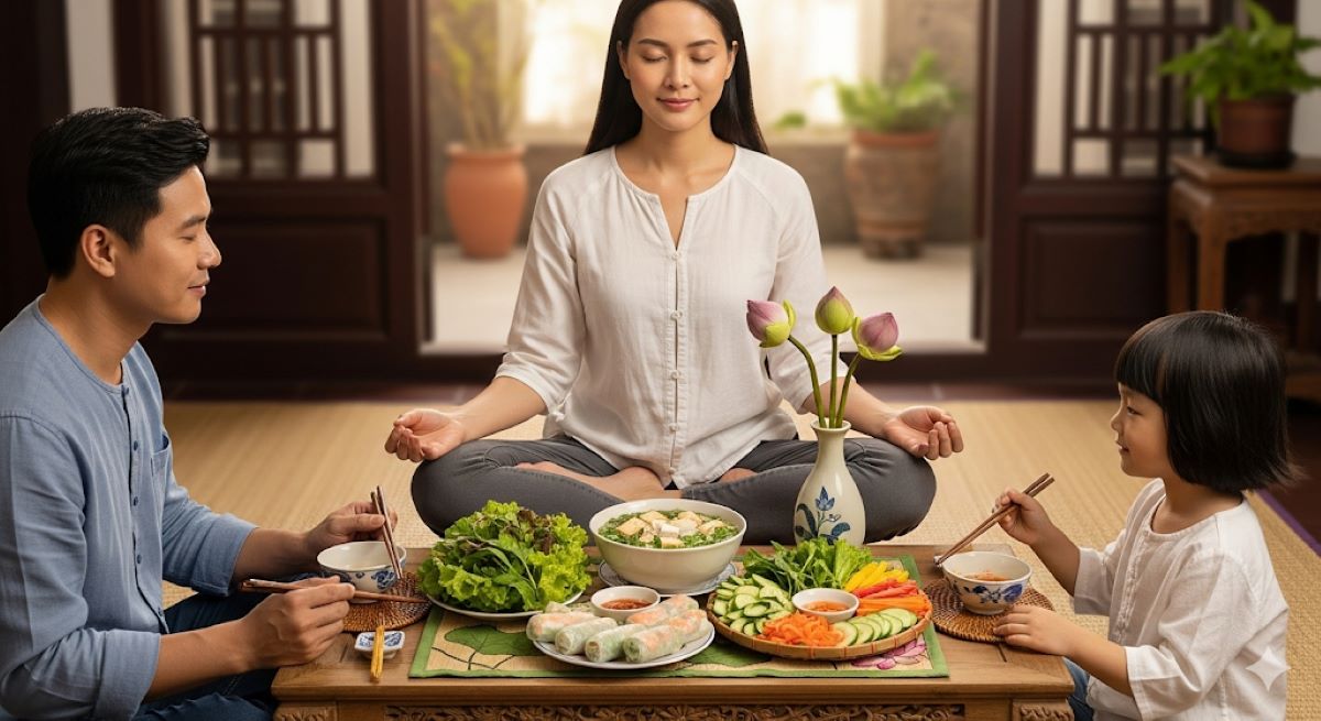 Inspire readers to embrace healthy vegetarian eating during Vu Lan season