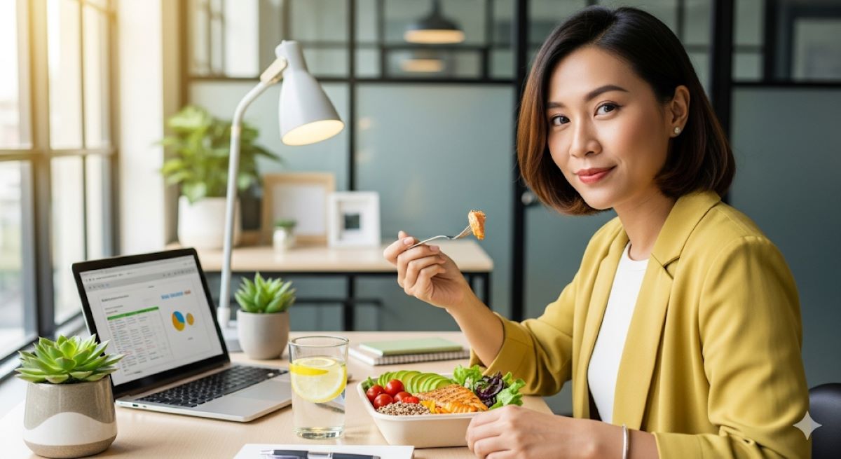 Inspire readers to implement healthy office eating habits successfully
