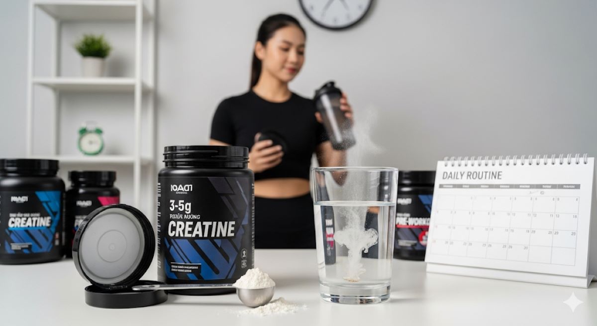 Liều dùng và cách sử dụng creatine hiệu quả