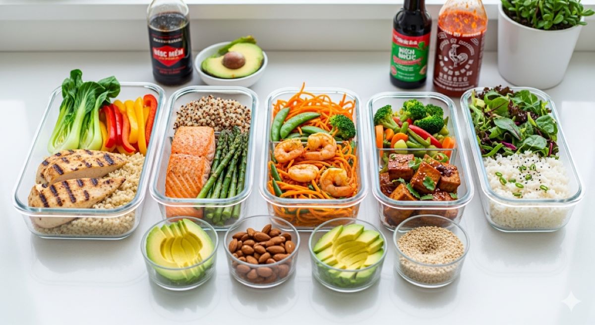 Meal Prep 5 Ngày Với Món Việt