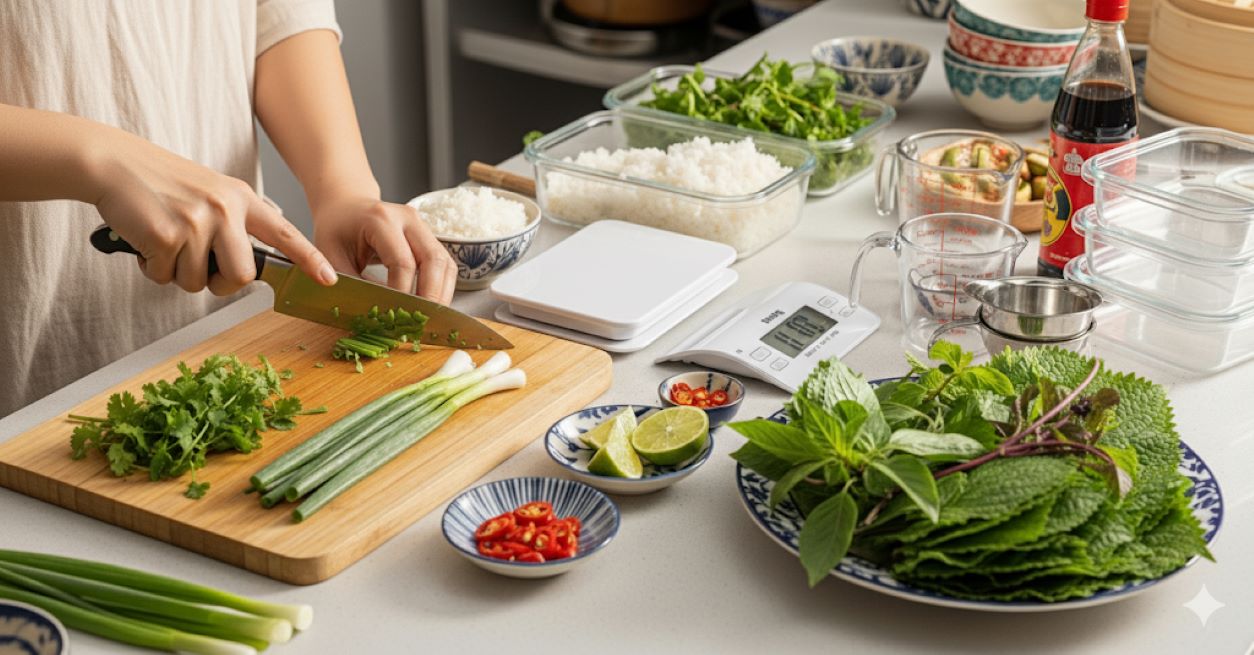 Meal Prep và Preparation Tips