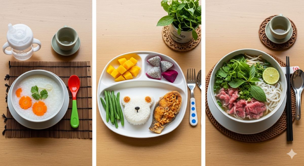 Menu Tăng Cân Cho Trẻ Theo Độ Tuổi