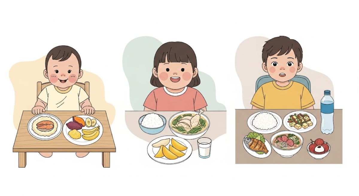 Nhu Cầu Dinh Dưỡng Của Trẻ Em Theo Độ Tuổi