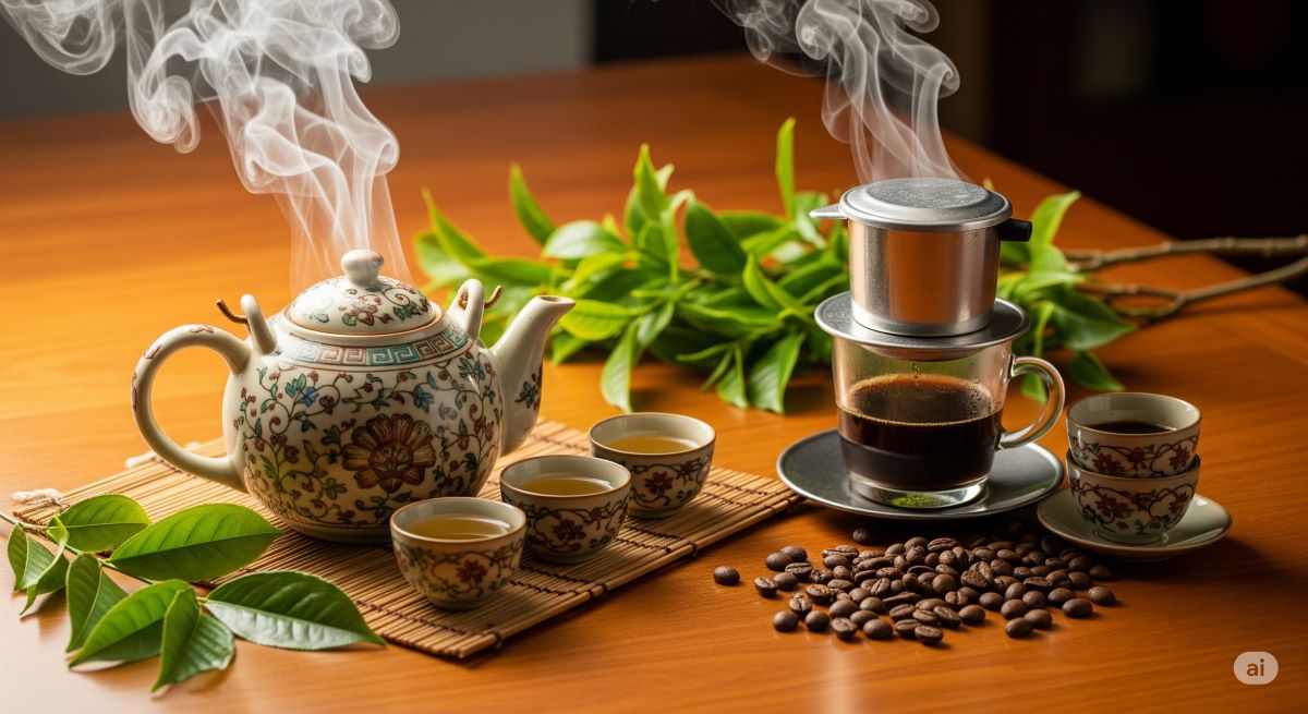 Polyphenol Trong Trà Xanh và Cafe Việt