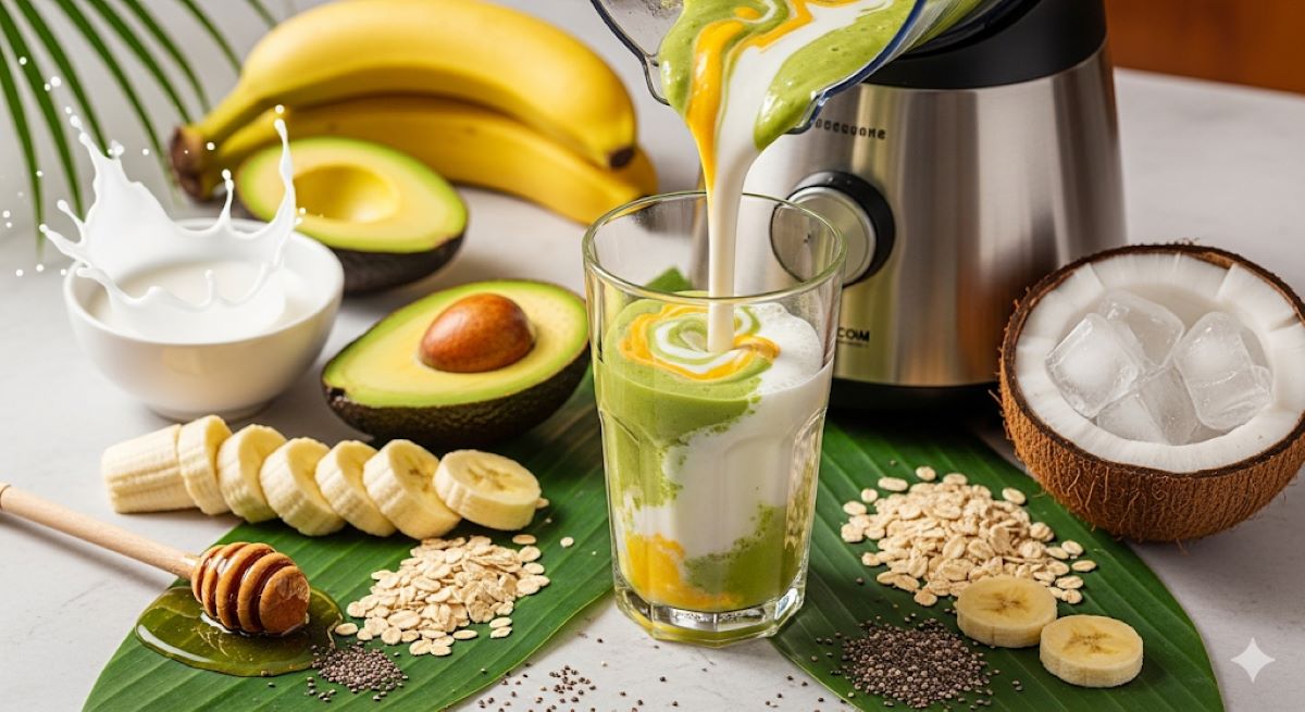 Smoothie Tăng Cân 800 Calo - Công Thức Đặc Biệt