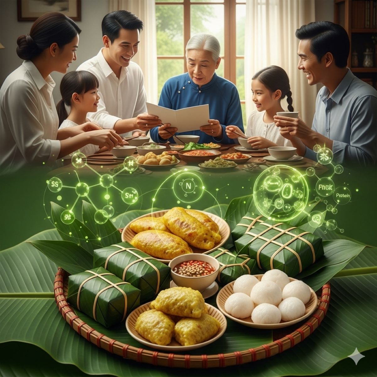 Summarize the cultural heritage and nutritional value of traditional Vietnamese rice cakes