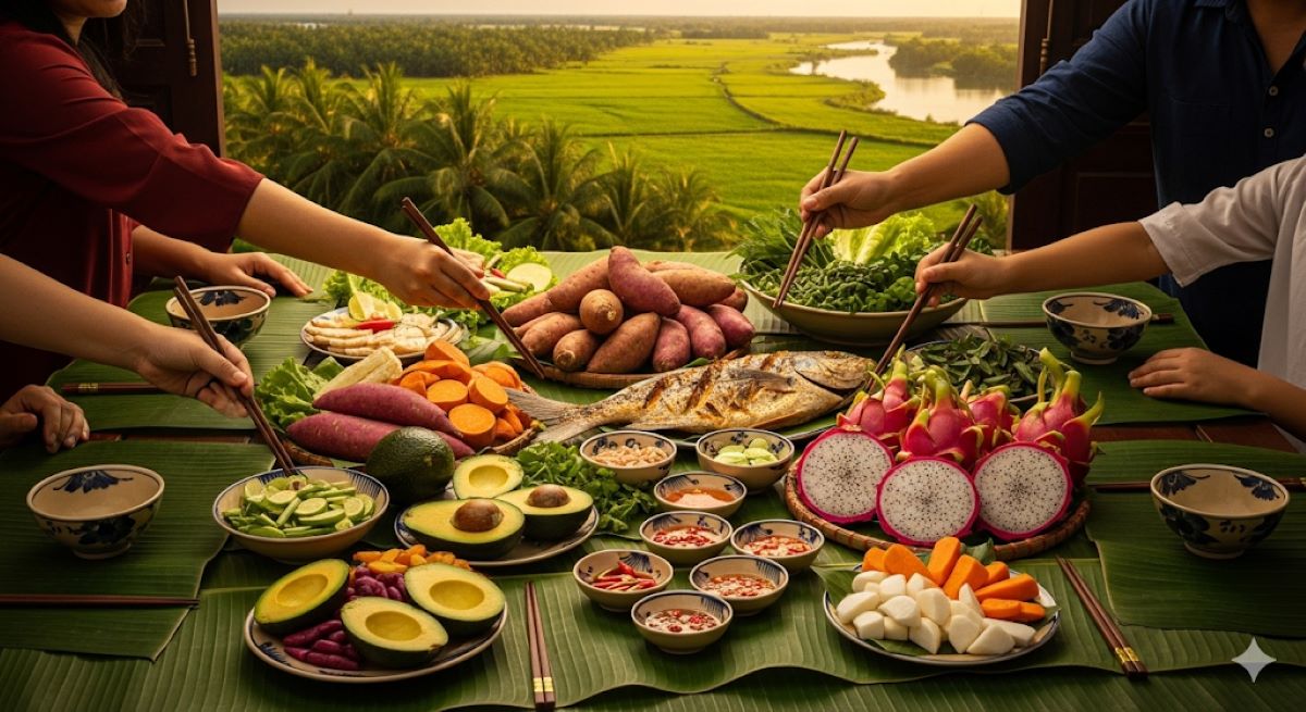 Summarize the diversity and richness of Nam Bo's superfoods