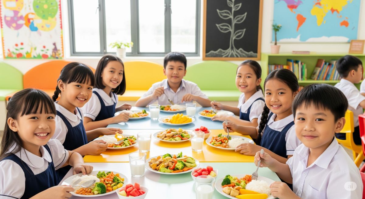 Summarize the importance of school nutrition and encourage positive action
