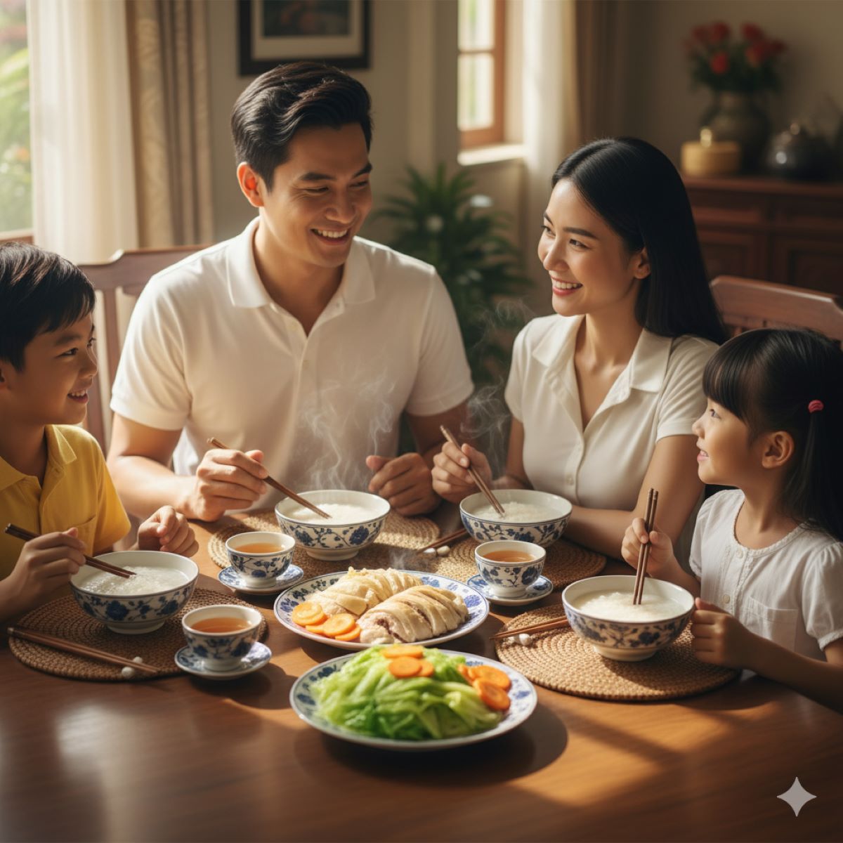 Summarize the main message about healthy eating for stomach health and encourage positive dietary changes