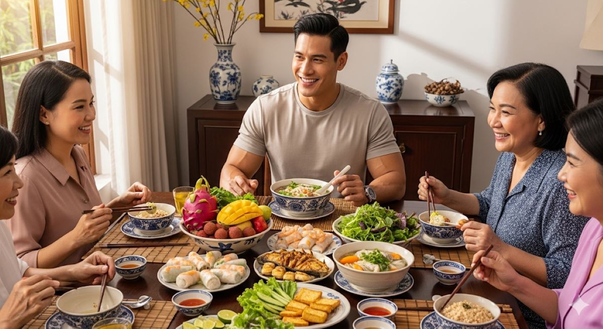 Summarize the success and sustainability of the Vietnamese diet approach for weight loss