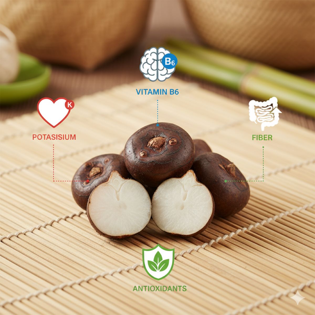 Thành phần dinh dưỡng của củ năng