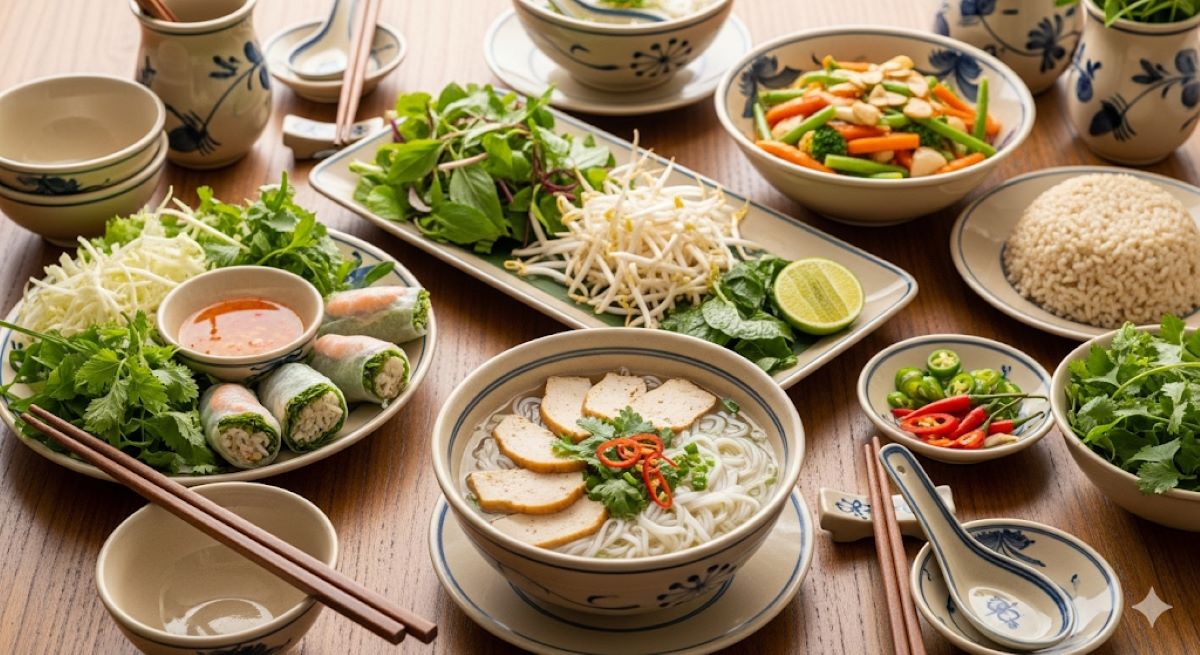 Thực Đơn Chay Cân Bằng Theo Ẩm Thực Việt Nam