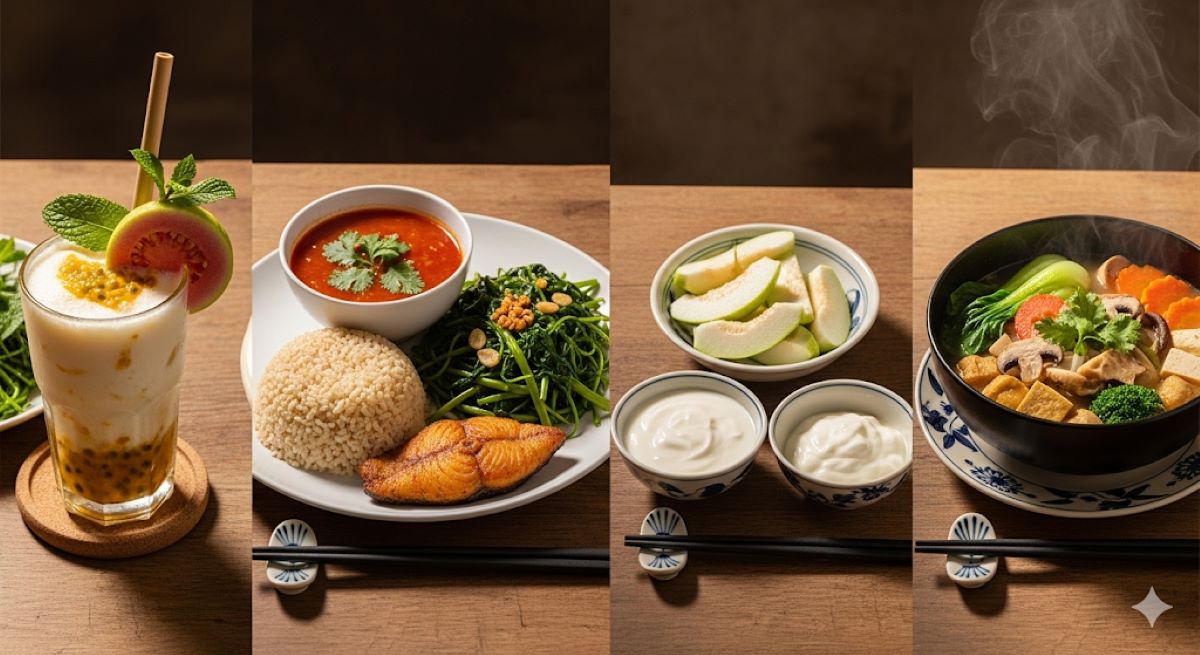 Thực đơn 7 ngày tăng cường miễn dịch
