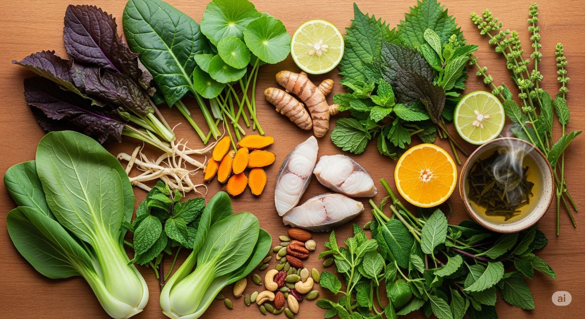 Thực Phẩm Chống Viêm Cho Da Sạch Mụn