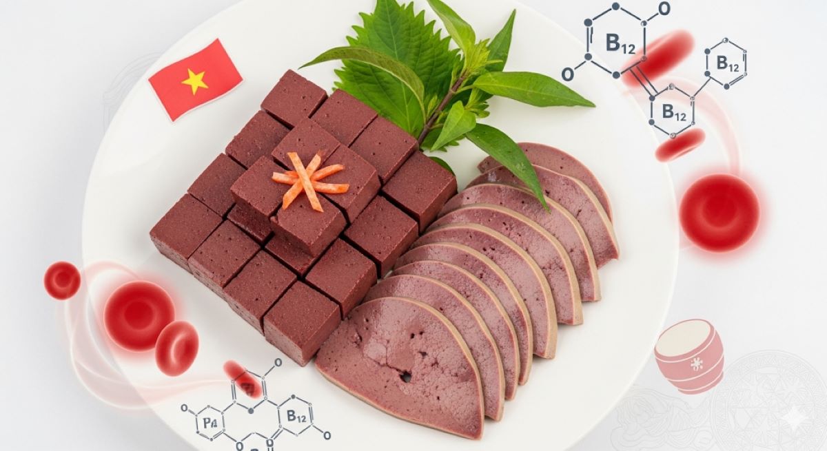 Tiết Canh và Gan Heo - Nguồn Vitamin B12 và Sắt Heme