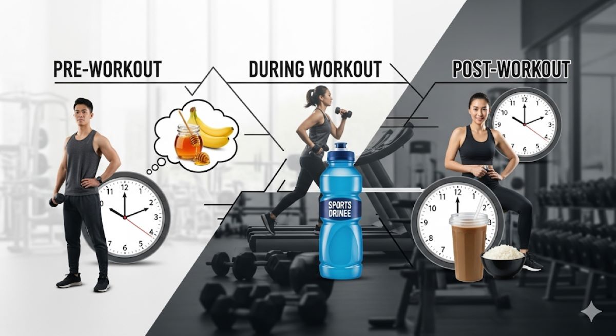Timing Carbs Quanh Buổi Tập