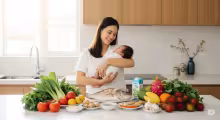 Dinh Dưỡng Sau Sinh & Cho Con Bú